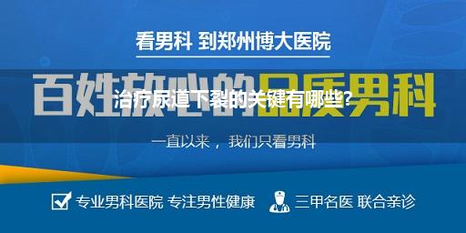 治疗尿道下裂的关键有哪些?